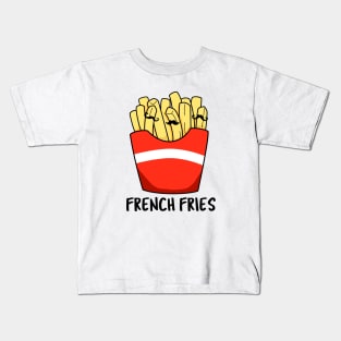 French Fries Cute Food Pun Kids T-Shirt